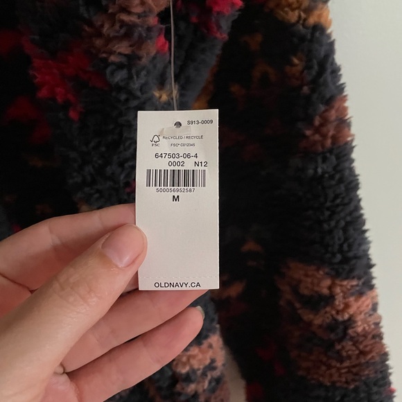 NWT Sherpa Fleece Sweater - Picture 4 of 5